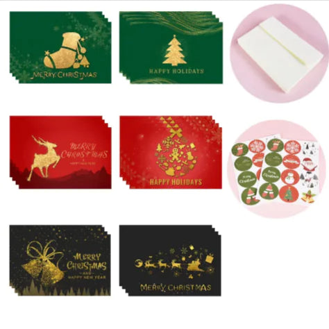 24-Piece Christmas Card Set